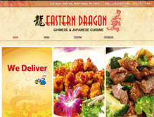 Tablet Screenshot of easterndragonfood.com